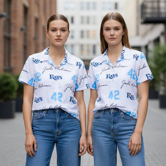 2026 Giveaway Tampa Bay Rays Jackie Robinson Hawaiian Shirt - Moonbestprint