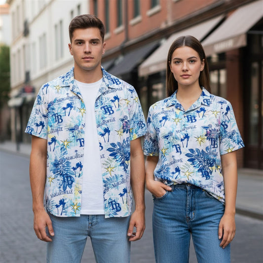 2026 Giveaway Bay Rays Rays Margaritaville Tropical Shirt - Moonbestprint
