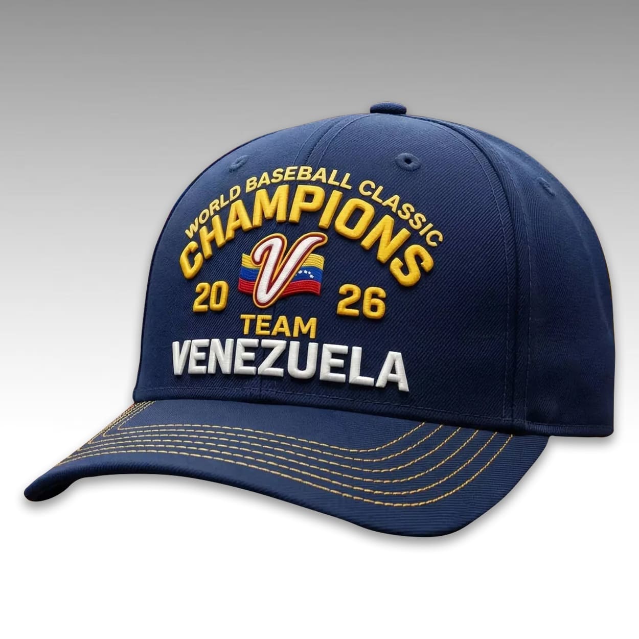 2026 Venezuela World Baseball Classic Champions Hat Moonbestprint
