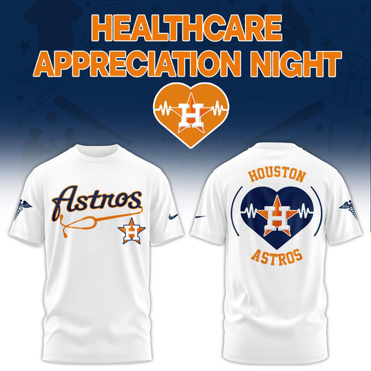 2026 Houston Astros Healthcare Appreciation Night Limited Edition Tshirt | Jogger | Cap | FQ12 Moonbestprint