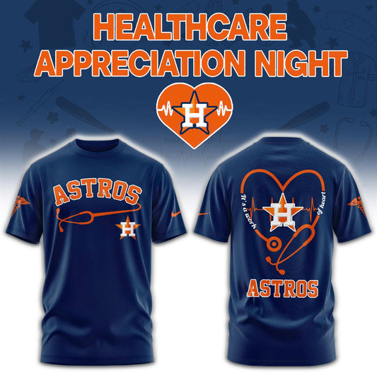 2026 Houston Astros Healthcare Appreciation Night Limited Edition Tshirt | Jogger | Cap V2 | EX25 Moonbestprint