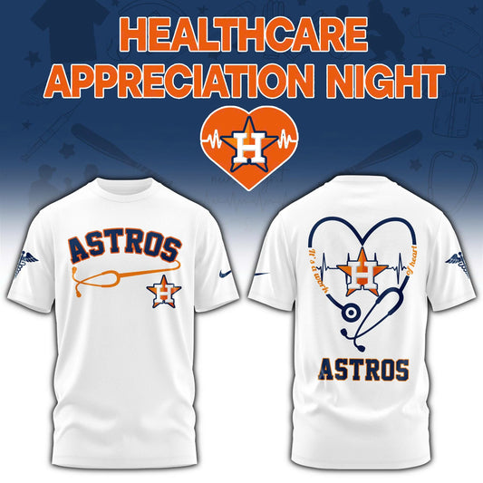 2026 Houston Astros Healthcare Appreciation Night Limited Edition Tshirt | Jogger | Cap V2 | UV68 Moonbestprint
