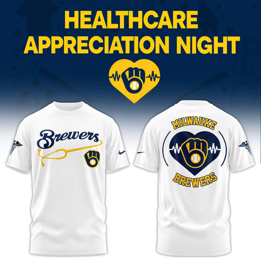 2026 Milwaukee Brewers Healthcare Appreciation Night Limited Edition Tshirt | Jogger | Cap | TG69 Moonbestprint