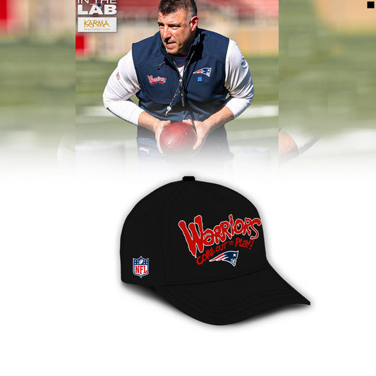 New England Patriots Warriors Come Out To Play Limited Edition Tshirt - Black | KI47 Moonbestprint