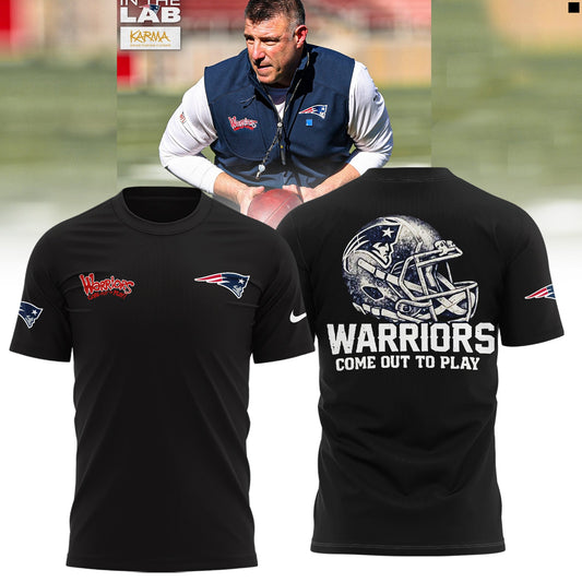 New England Patriots Warriors Come Out To Play Limited Edition TShirt | VS14 Moonbestprint