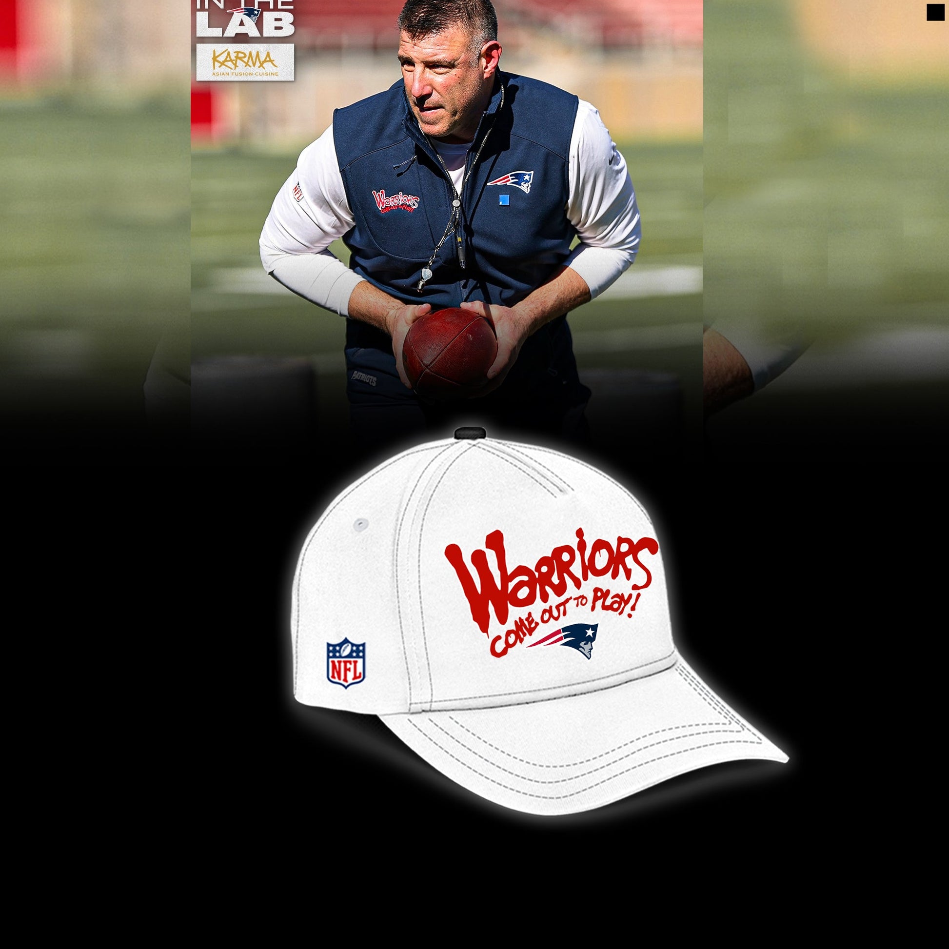 New England Patriots Warriors Come Out To Play Limited Edition TShirt - White | TA57 Moonbestprint