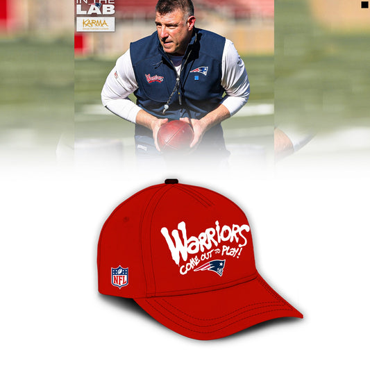 New England Patriots Warriors Come Out To Play Limited Edition TShirt - Red | QL88 Moonbestprint