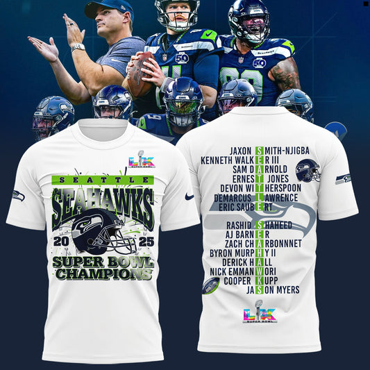 Seattle Seahawks 2025-2026 Super Bowl LX Champions Limited Edition Shirt | KU24 Moonbestprint