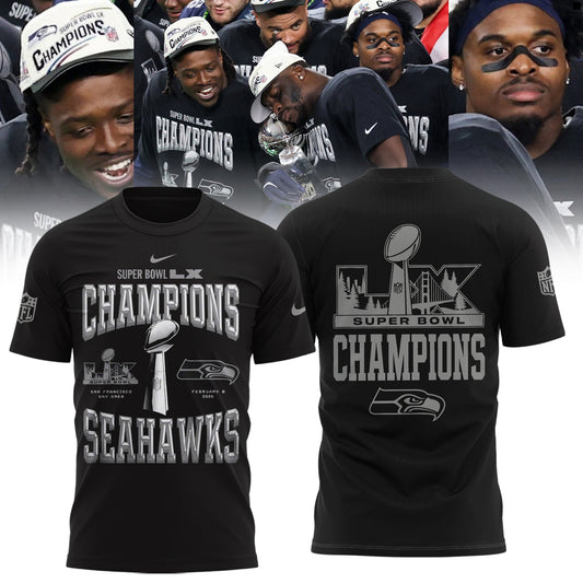 Seattle Seahawks Super Bowl LX Champions 2026 Limited Edition Shirt | ZL45 Moonbestprint