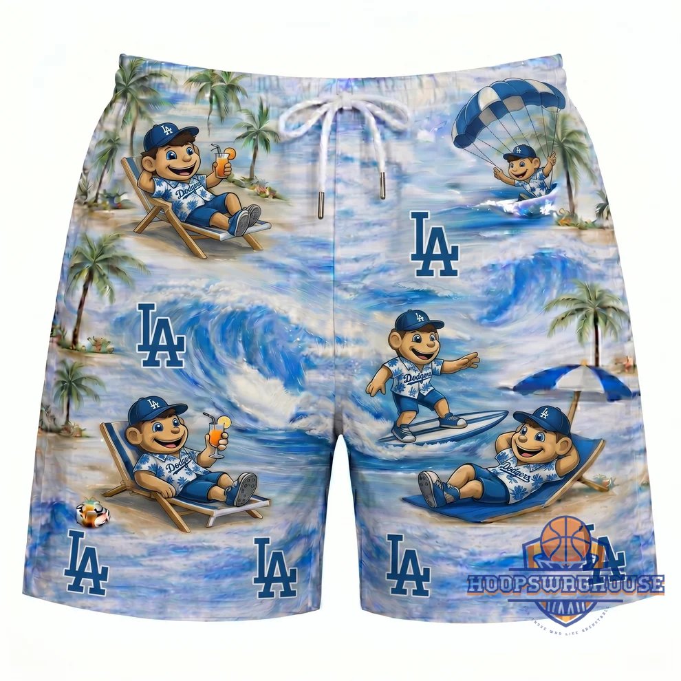 Unisex Los Angeles Dodgers Summer Beach Graphic Hawaiian Shirt for Baseball Fans – Moonbestprint