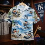 Unisex New York Yankees Mascot Tropical Beach Graphic Hawaiian Shirt for Baseball Fans – Moonbestprint