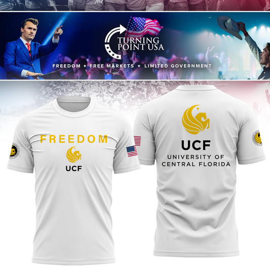University of Central Florida x Turning Point USA 2025 Tshirt | MK64 Moonbestprint