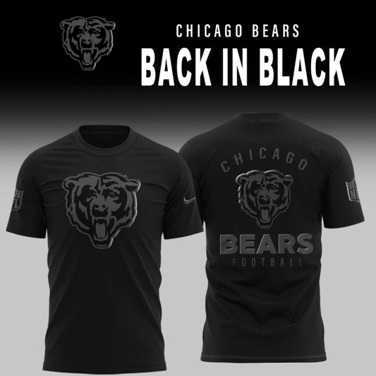 Chicago Bears 2025 Back In Black Limited Edition Shirt | GU62 Moonbestprint
