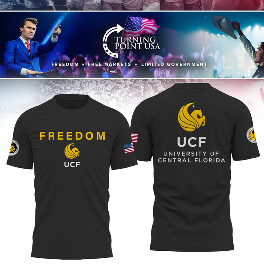 University of Central Florida x Turning Point USA 2025 Tshirt | BI83 Moonbestprint