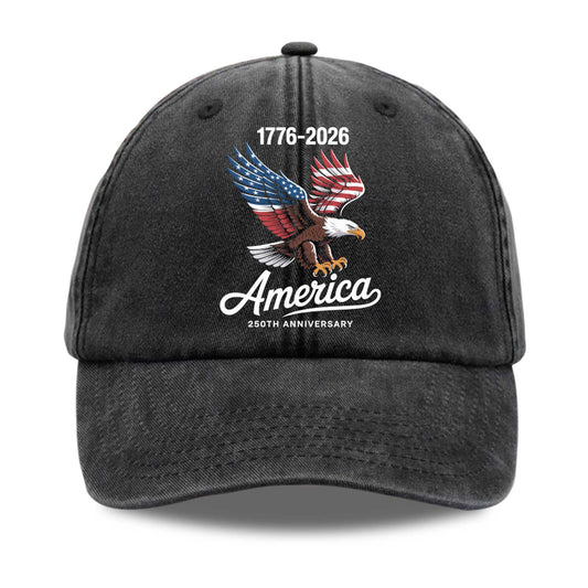 250th Anniversary 1776 2026 America Baseball Cap -Moonbestprint
