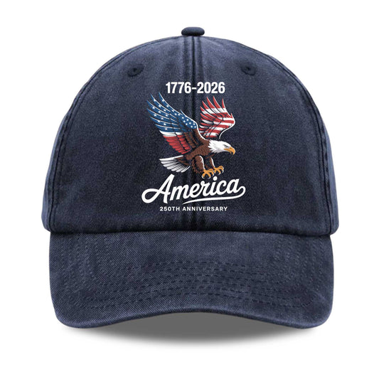 250th Anniversary 1776 2026 America Baseball Cap -Moonbestprint