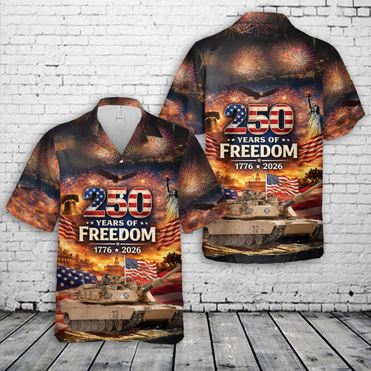 250th Years of Freedom 1776-2026 Hawaiian Shirt – Moonbestprint