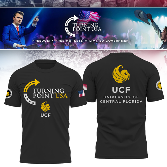 University of Central Florida x Turning Point USA 2025 Tshirt | LM17 Moonbestprint