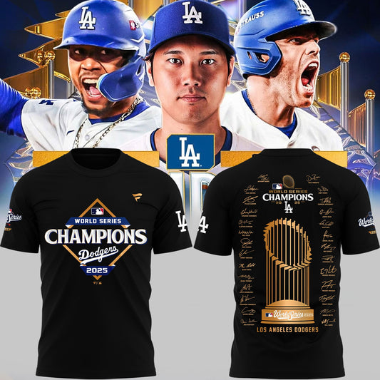 Los Angeles Dodgers  2025 World Series Champions T-Shirt Moonbestprint