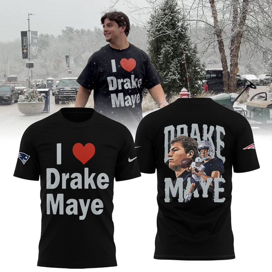 New England Patriots x Drake Maye Limited Edition Shirt | PE67 Moonbestprint