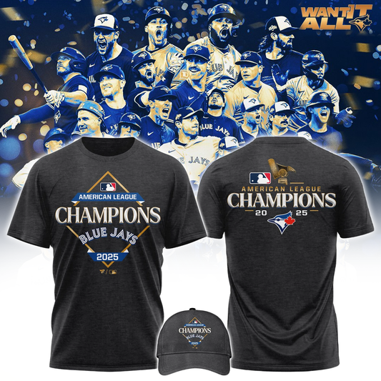 Toronto Blue Jays x 2025 American League Champions Tshirt V2 Moonbestprint