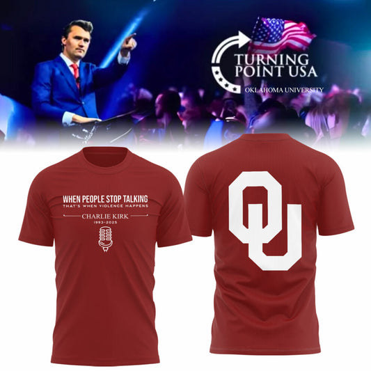 Limited Edition Oklahoma x Turning Point USA 2025 TShirt | RO55 Moonbestprint