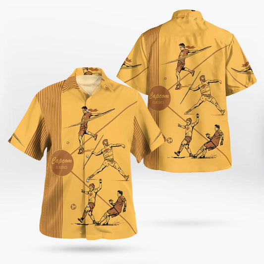 Pee Chee Capcom Classics Hawaiian Shirt - Moonbestprint