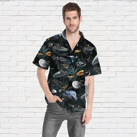 Star Trek 3D Spaceship Hawaiian Shirt - Moonbestprint