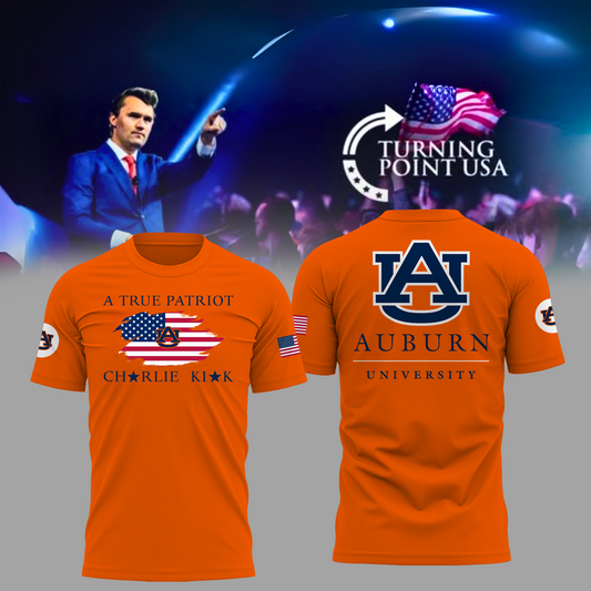 Limited Edition Auburn University x Turning Point USA T-Shirt Moonbestprint