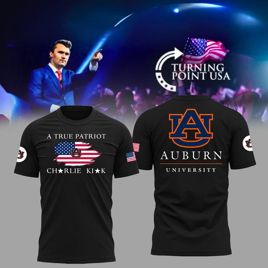 Limited Edition Auburn University x Turning Point USA T-Shirt Moonbestprint