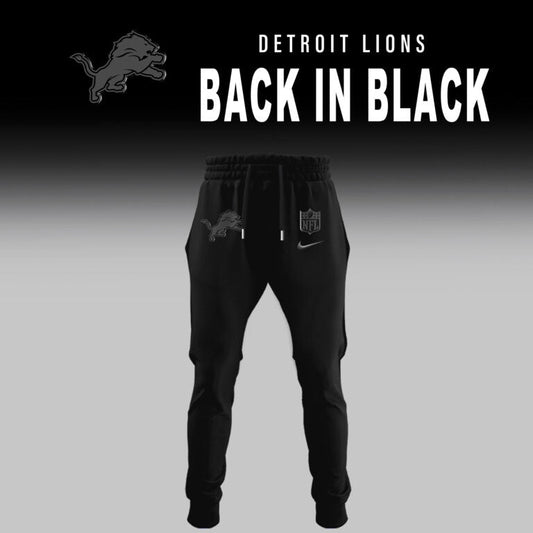 Detroit Lions 2025 Back In Black Limited Edition Shirt | WV86 Moonbestprint