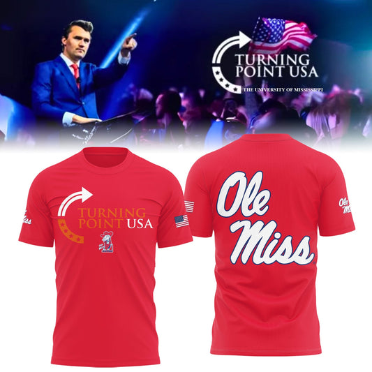 University of Mississippi ( Ole Miss ) x Turning Point USA Limited Edition T-Shirt Moonbestprint