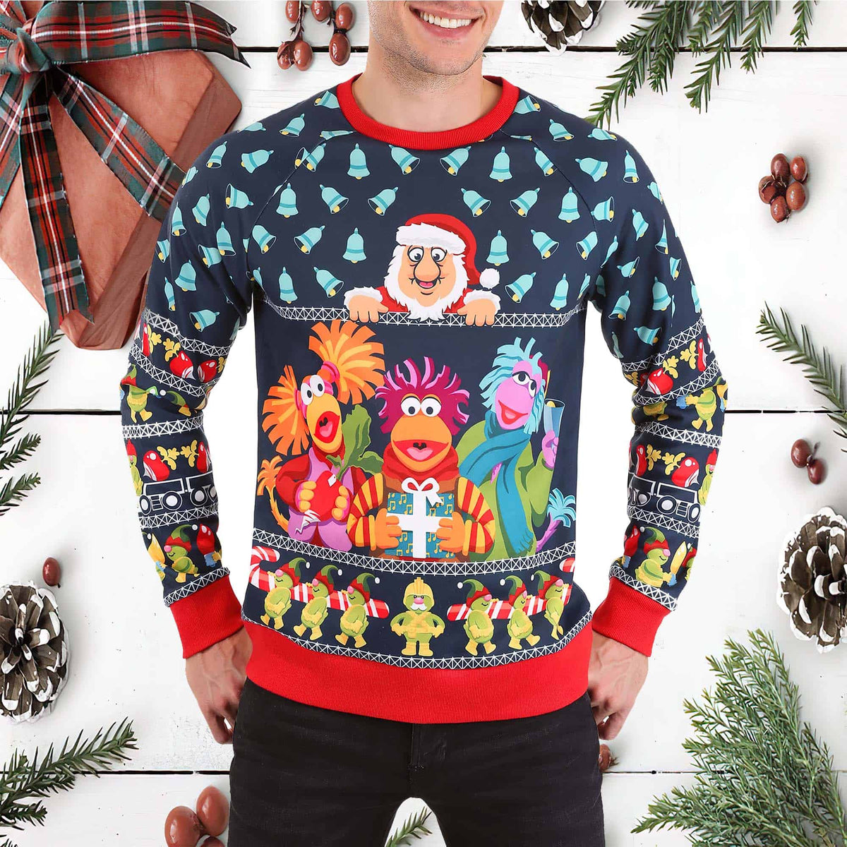 Fraggle Rock Sublimated Christmas Sweater - Moonbestprint