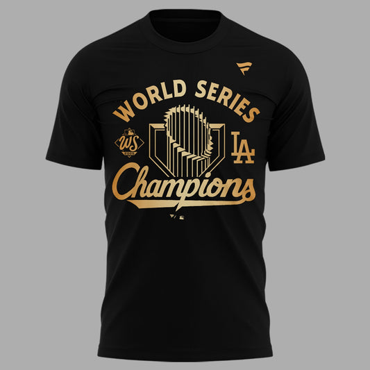 Limited Edition Los Angeles Dodgers World Series BACK-TO-BACK CHAMPIONS T-shirt 2025 Moonbestprint