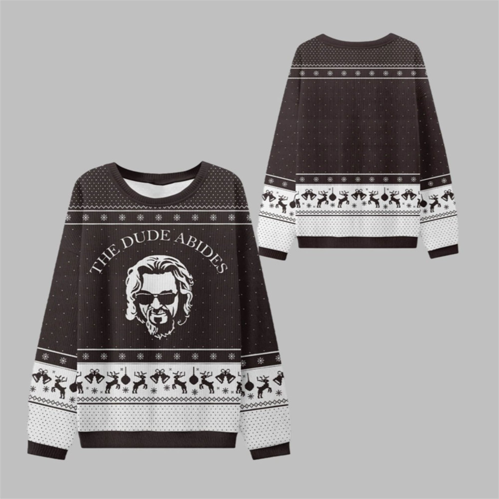404 Spirit The Dude Abides Ugly Sweater - Moonbestprint