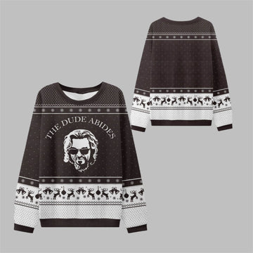 404 Spirit The Dude Abides Ugly Sweater - Moonbestprint