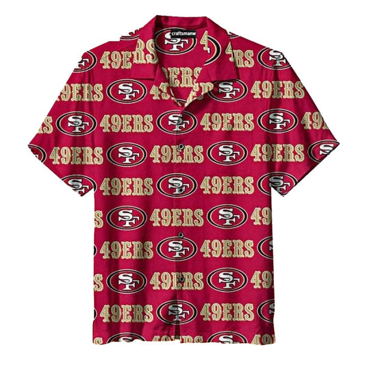 49ers With Coastal Breeze And Bold Team Art Hawaiian Shirt - Moonbestprint