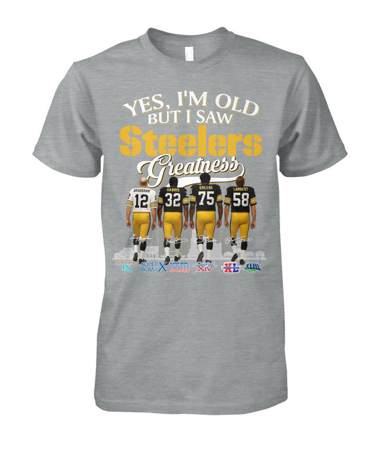 Pittsburgh Steelers - Yes I'm Old But I Saw Steelerss Greatness TShirt Moonbestprint