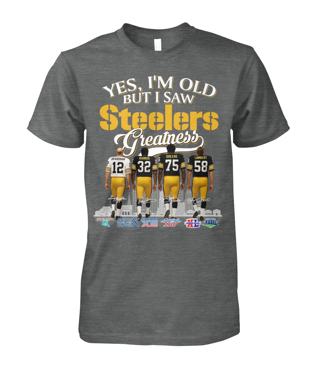 Pittsburgh Steelers - Yes I'm Old But I Saw Steelerss Greatness TShirt Moonbestprint