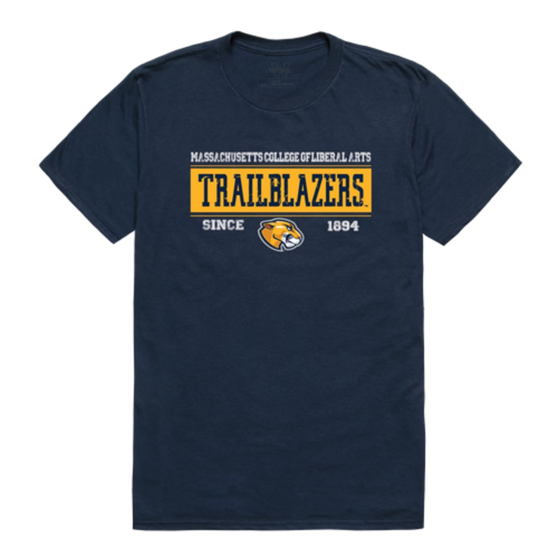 Massachusetts College of Liberal Arts Trailblazers Established T-Shirt Tee