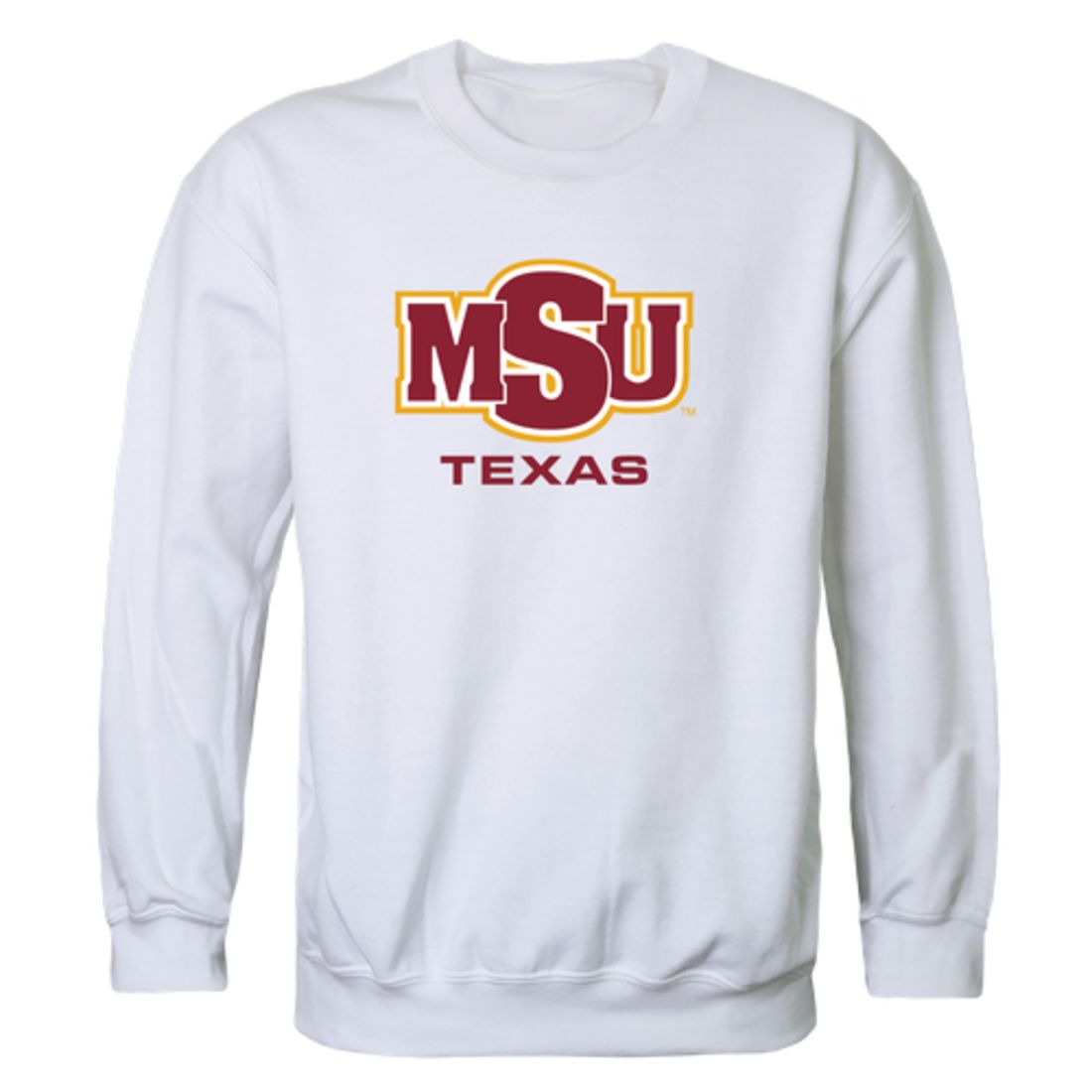 Midwestern State University Mustangs Collegiate Fleece Crewneck Pullover Sweatshirt