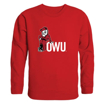 Ohio Wesleyan University Bishops Collegiate Fleece Crewneck Pullover Sweatshirt