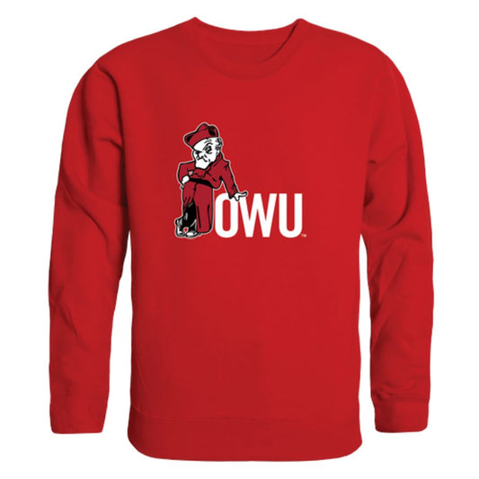 Ohio Wesleyan University Bishops Collegiate Fleece Crewneck Pullover Sweatshirt