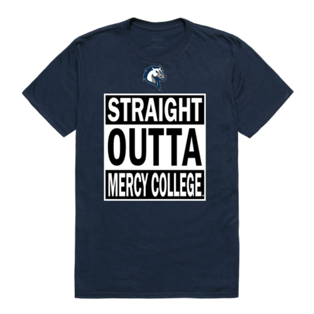 Mercy College Mavericks Straight Outta T-Shirt
