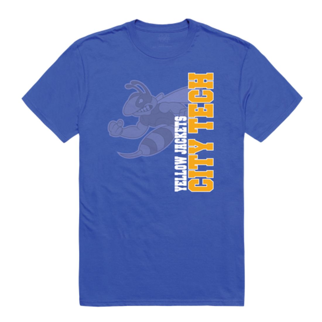 New York City College of Technology Yellow Jackets Ghost College T-Shirt