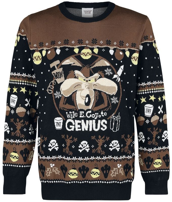 Wile E Coyote - Genius Ugly Christmas Sweater – Moonbestprint
