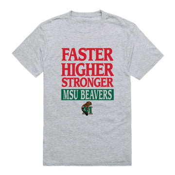 Minot State University Beavers Workout T-Shirt Tee