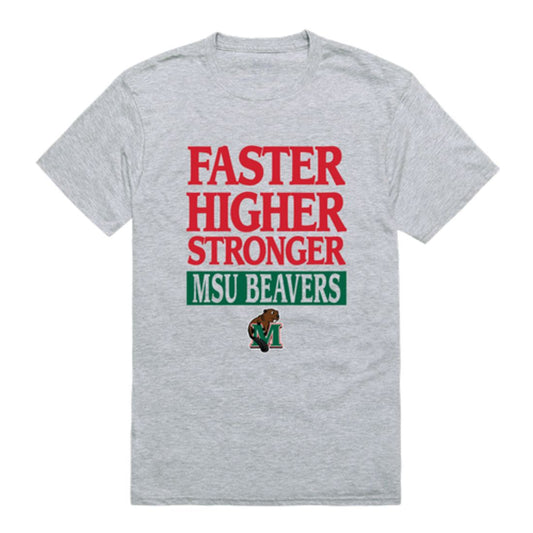 Minot State University Beavers Workout T-Shirt Tee