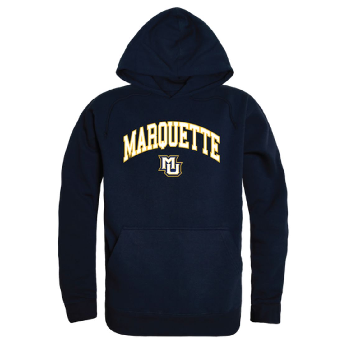 Marquette University Golden Eagles Campus Fleece Hoodie Sweatshirts