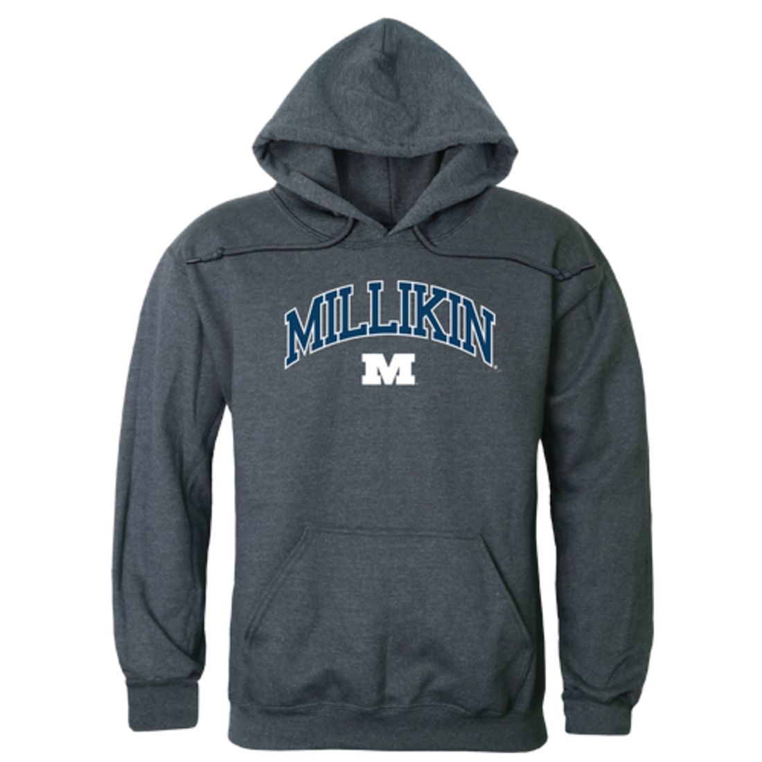 Millikin Big Blue Campus Fleece Hoodie Sweatshirts